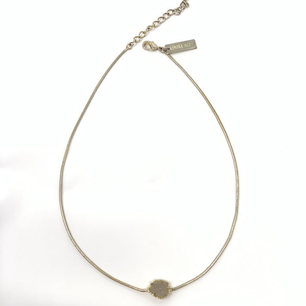 Kendra Scott Tessa Necklace In Iridescent Drusy
